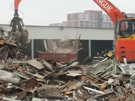 排湖风景区工装拆除